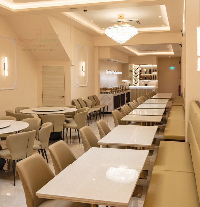 interior of Super Deluxe Kitchen